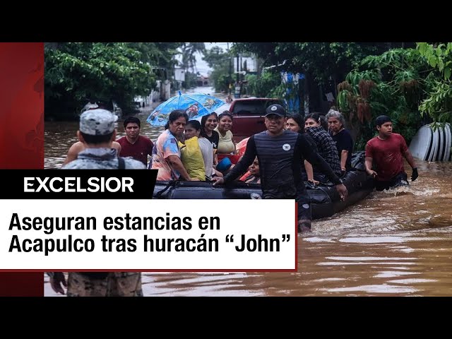 Compromiso de seguridad turística en Acapulco tras el huracán “John”