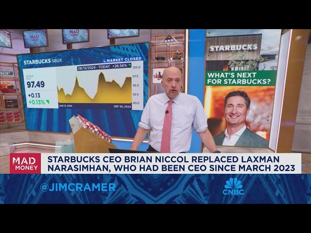 Not everyone is onboard with Brian Niccol at Starbucks, says Jim Cramer