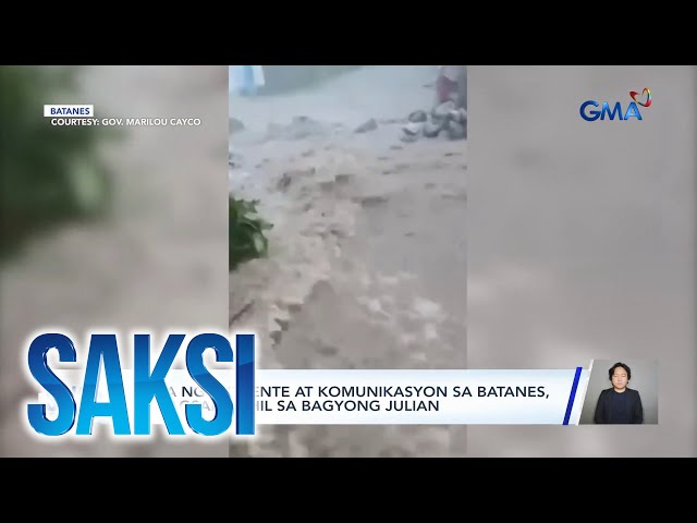 ⁣Linya ng kuryente at komunikasyon sa batanes, bumagsak dahil sa Bagyong Julian | Saksi