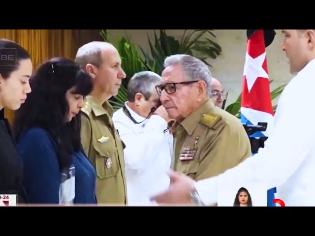 ⁣Flaco y Demacrado: reaparece en público el dictador cubanos Raúl Castro