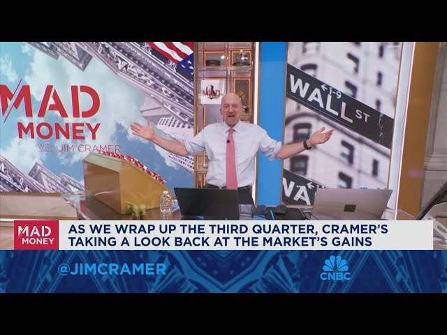 The third quarter gave us outstanding returns, says Jim Cramer