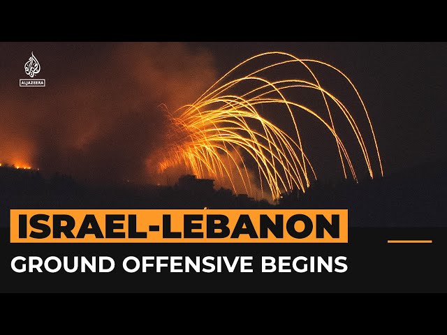 ⁣Israel launches ground offensive into southern Lebanon | Al Jazeera Newsfeed