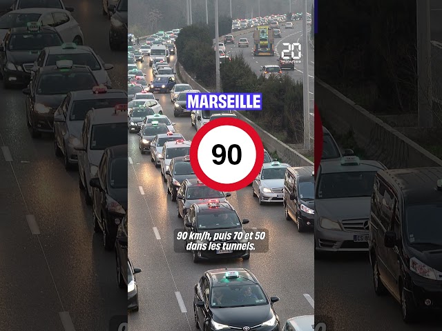 ⁣Périphérique parisien limité à 50km/h : et les autres villes françaises ? #shorts