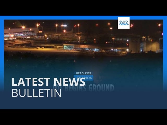 ⁣Latest news bulletin | October 1st – Morning