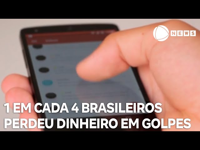 ⁣Um em cada quatro brasileiros perdeu dinheiro em golpes, segundo Datasenado