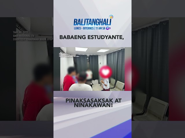 ⁣12-anyos na babae, nakaligtas matapos saksakin ng holdaper gamit ang screw... #shorts | Balitanghali