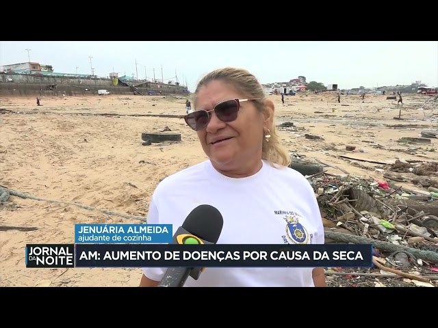 ⁣Amazonas tem aumento de doenças por causa da seca