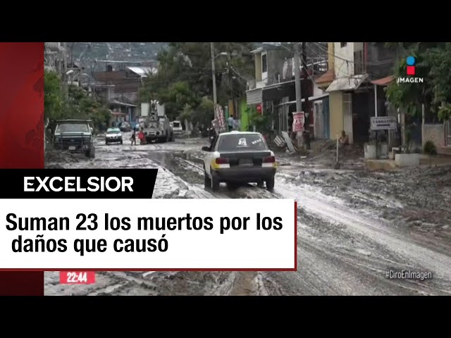 John deja 23 muertos y más de 4 mil damnificados en Acapulco