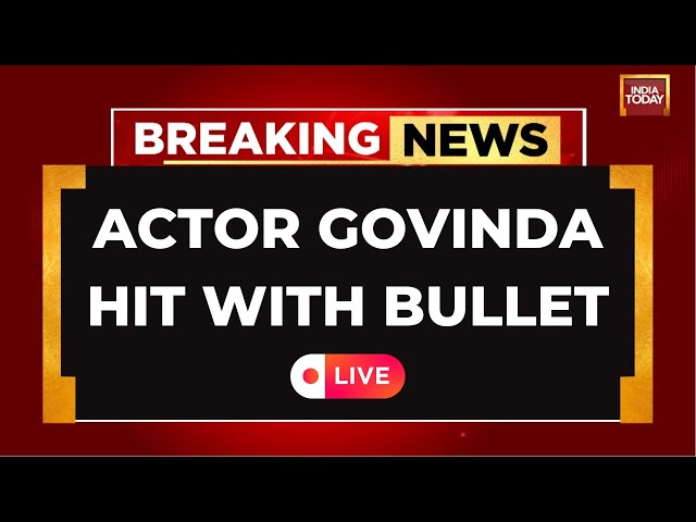 ⁣Breaking News: Actor Govinda Hit With Bullet, Rushed To Hospital | Mumbai | Govinda News LIVE