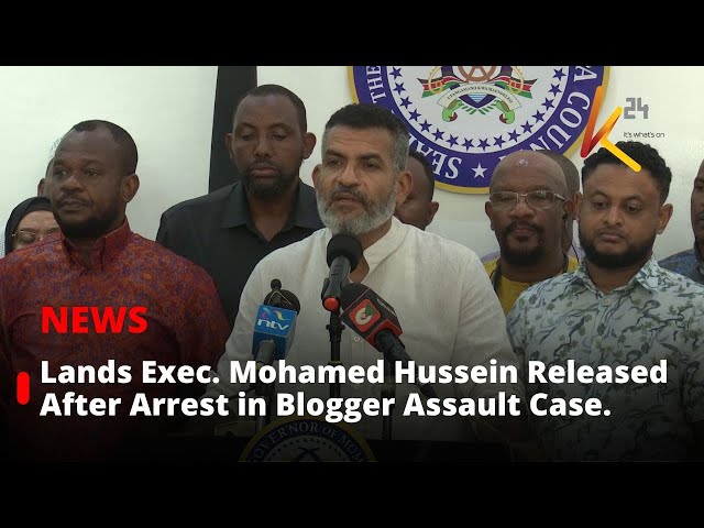 ⁣Lands Executive Mohamed Hussein Released After Arrest in Blogger Assault Case.