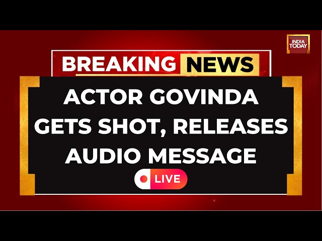 ⁣Actor Govinda Hospitalised Live Updates: Govinda Gets Shot, Treatment Underway | Mumbai | Live