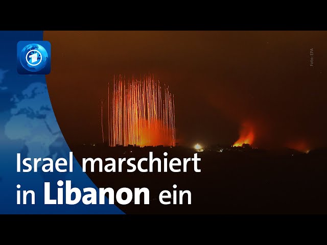 ⁣Israel beginnt „lokal begrenzte“ Bodenoffensive im Libanon