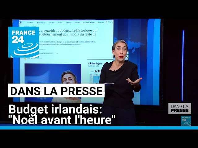 ⁣Excédent budgétaire irlandais: "Noël avant l'heure" • FRANCE 24