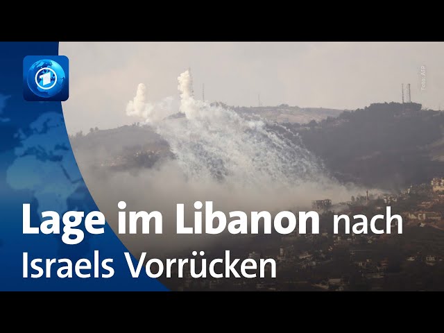 ⁣Israelische Truppen im Libanon einmarschiert