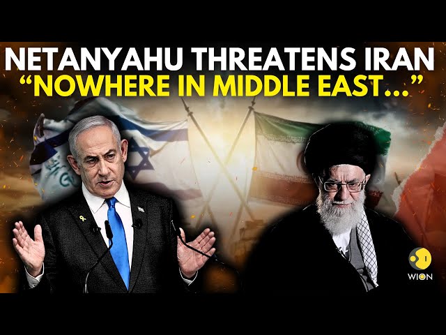 ⁣Israel Iran LIVE: In address to Iran, Netanyahu says nowhere in Middle East out of Israel's rea