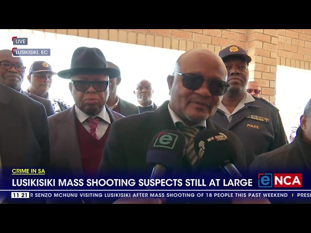 ⁣Police Minister Senzo Mchunu arrives in Lusikisiki