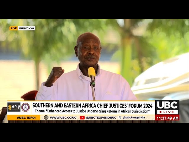 ⁣MUSEVENI HOSTS THE SOUTHERN & EASTERN AFRICA CHIEF JUSTICES, DICUSSES CHANGES IN LAWS & THEI