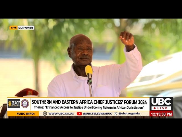 ⁣MUSEVENI TASKS CHIEF JUSTICES TO LINK JUSTICE TO PROSPERITY & ENSURE & SOCIOLOGICAL TARNSFOR