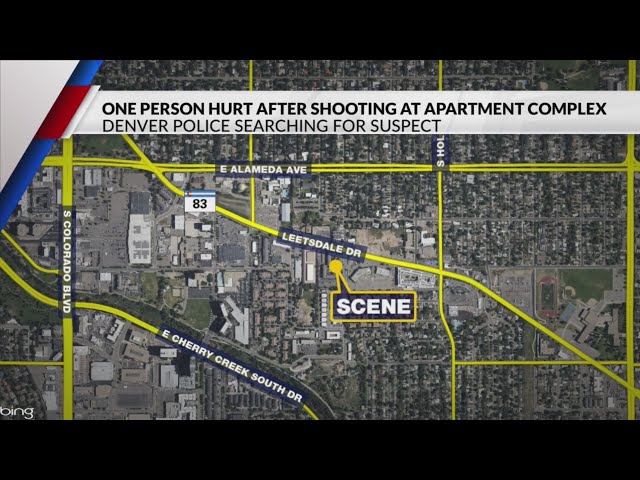 ⁣1 shot at Denver apartment complex