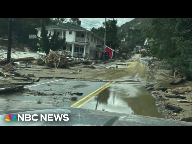 ⁣Relief leader explains how tough conditions are jamming Helene aid efforts