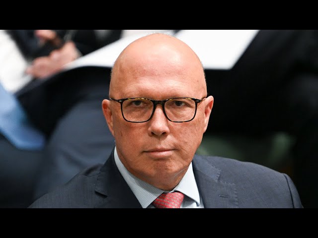 ⁣Peter Dutton demanding government cancel pro-Palestinian rally