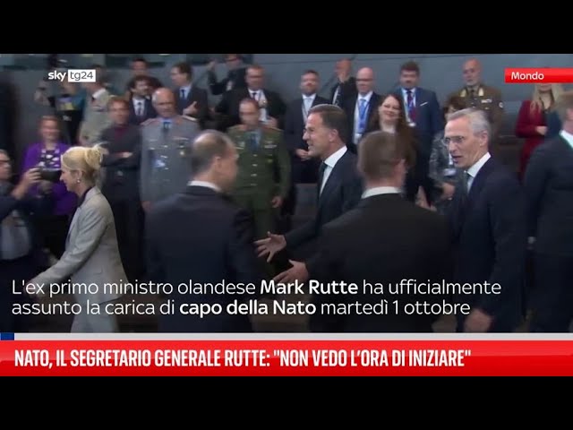 ⁣Nato, Rutte: "Non vedo l’ora di iniziare"