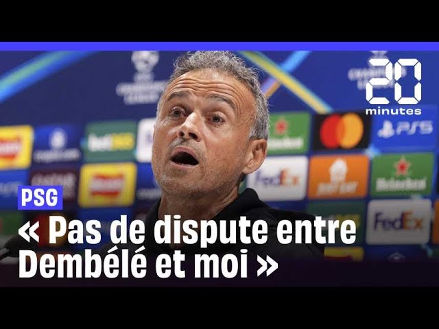 ⁣PSG : « Pas de dispute entre Dembélé et moi », assure Luis Enrique