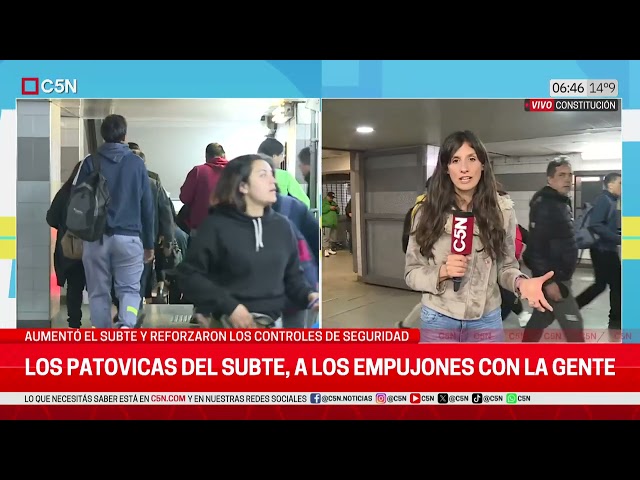 ⁣LOS PATOVICAS del SUBTE a los EMPUJONES con la GENTE