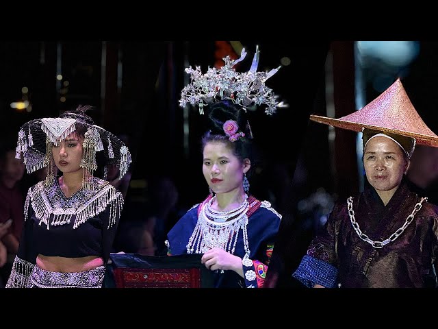 ⁣Live: Villagers' runway – Fashion show in Guizhou highlights ethnic minorities' heritages