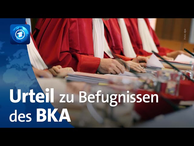 ⁣Bundesverfassungsgericht: BKA-Gesetz in Teilen verfassungswidrig