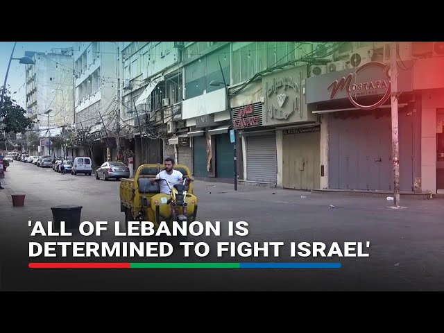 ⁣Residents of Lebanon's Sidon remain resilient amid fears of further Israeli aggression