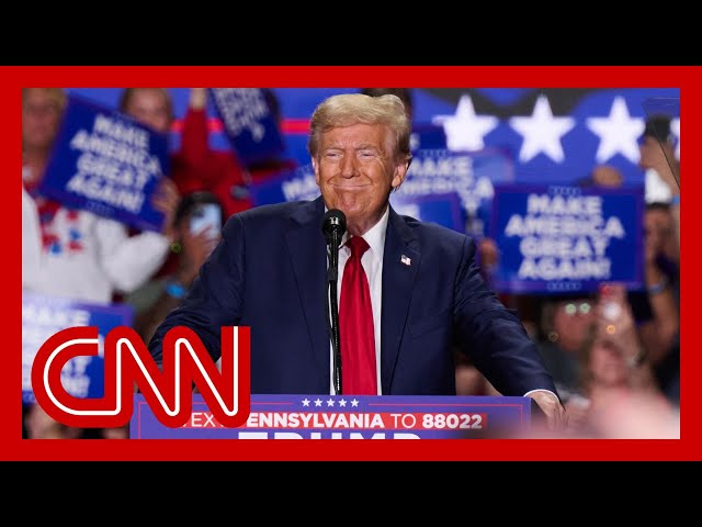 ⁣Trumps ramps up attacks at rallies, calls Harris “mentally impaired”