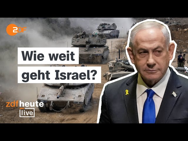 ⁣Bodenoffensive gegen Hisbollah im Libanon: Wie reagiert Iran? | ZDFheute live