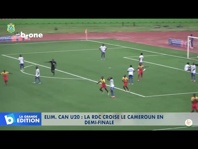 ⁣Eliminatoire CAN U20 : La RDC croise le Cameroun en Demi finale