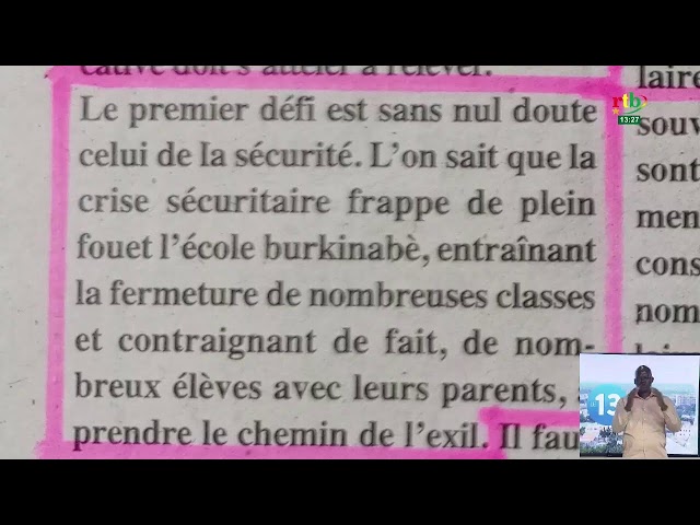 ⁣RTB - JT de 13H du 1er octobre 2024