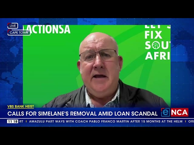 ⁣VBS Bank Heist | ActionSA lays criminal complaint against Simelane