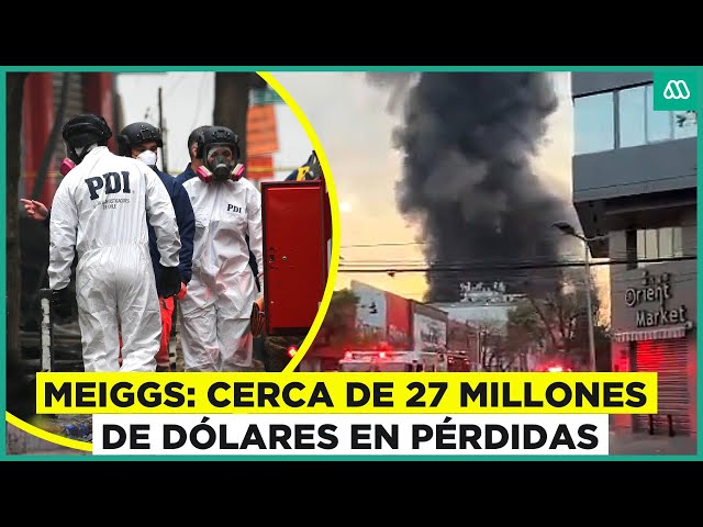 ⁣Millonarias pérdidas: Casi 200 personas sin trabajo tras incendio en Barrio Meiggs