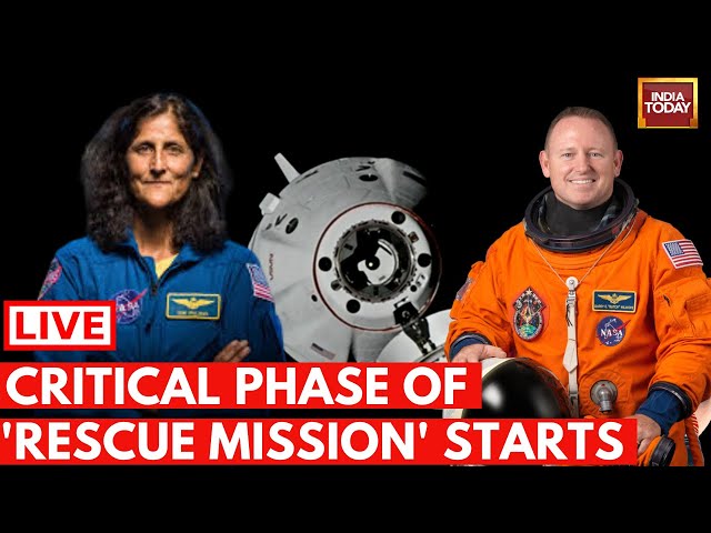 ⁣SpaceX Rescue Mission LIVE: SpaceX Rescue Mission For Sunita Williams, Butch Wilmore | Falcon 9