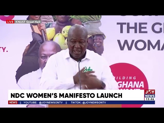 ⁣We'll provide free cervical and breast cancer screenings annually - John Mahama. #ElectionHQ