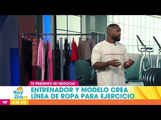 ⁣Entrenador y modelo crea línea de ropa para ejercicio