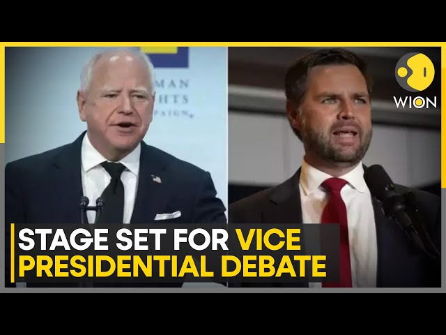 ⁣US Vice Presidential Debate: Tim Walz and JD Vance to take the stage for their first debate | WION