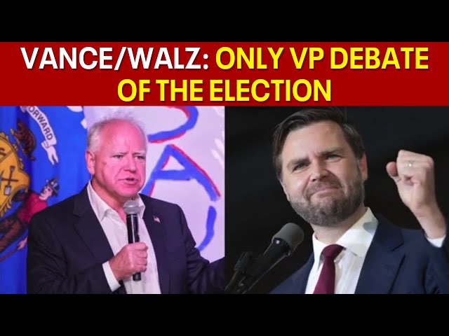 ⁣Vice Presidential Debate Preview - Tim Walz, JD Vance