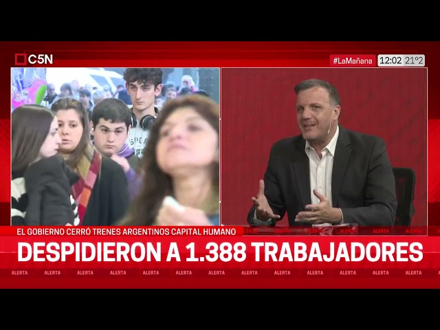 ⁣EL GOBIERNO CERRÓ TRENES ARGENTINOS CAPITAL HUMANO: DESPIDIERON a 1388 TRABAJADORES