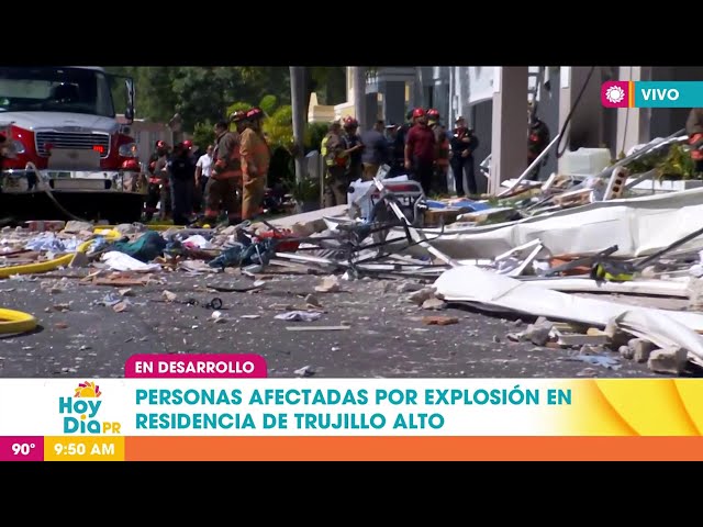 ⁣Impactantes imágenes de explosión en Trujillo Alto