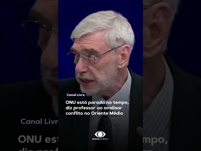 ⁣ONU está parada no tempo e isolada, diz professor ao analisar conflito no Oriente Médio #shorts