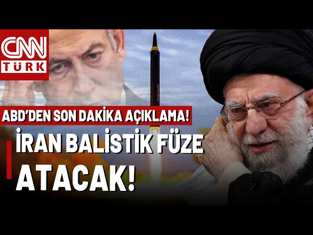 ⁣SON DAKİKA  ABD'den "Hazır Olun" Uyarısı! İran İsrail'e Balistik Füze Atacak!