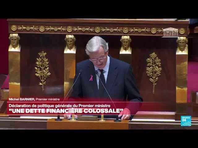 ⁣France : Michel Barnier présente sa feuille de route à l'Assemblée nationale • FRANCE 24