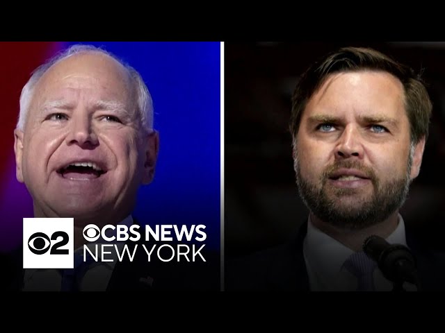 ⁣Stage is set for tonight's vice presidential debate on CBS