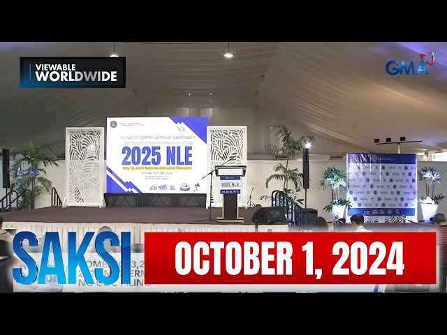 ⁣Saksi Express: Oct. 1, 2024 [HD]