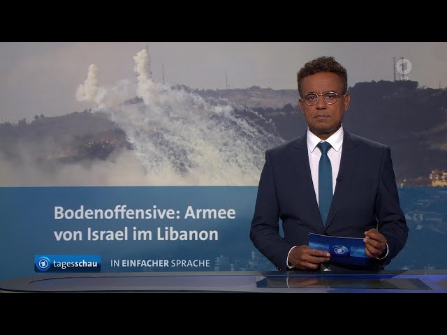 ⁣tagesschau in Einfacher Sprache 19:00 Uhr, 01.10.2024